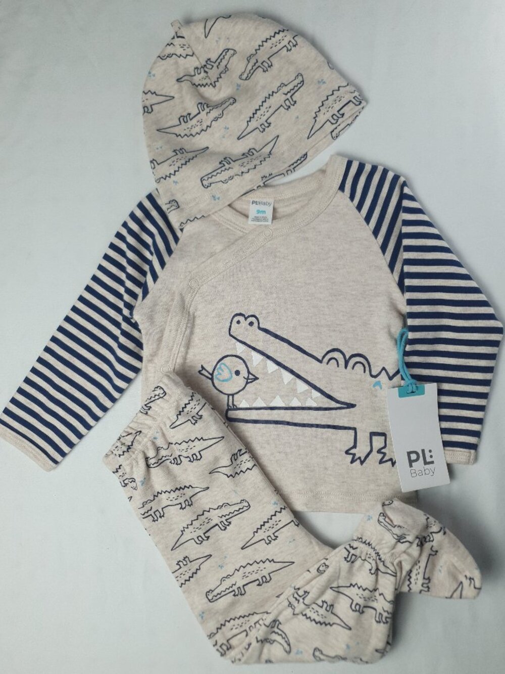 NWT PL Baby 3-Piece Outfit Set - Size 9M